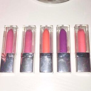 Set of 5 Maybelline color elixir lipgloss makeup